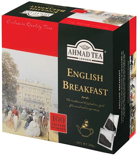 Ahmad Tea English Breakfast Herbata Czarna 100 Torebek Bez Zawieszki