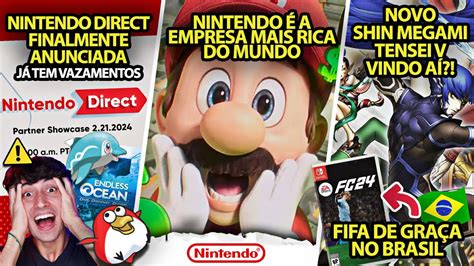 A Nintendo Direct Foi Oficialmente Anunciada E J Tem Vazamentos