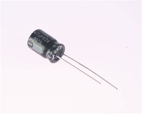 Ecr M B Hitano Capacitor Uf V Aluminum Electrolytic Radial