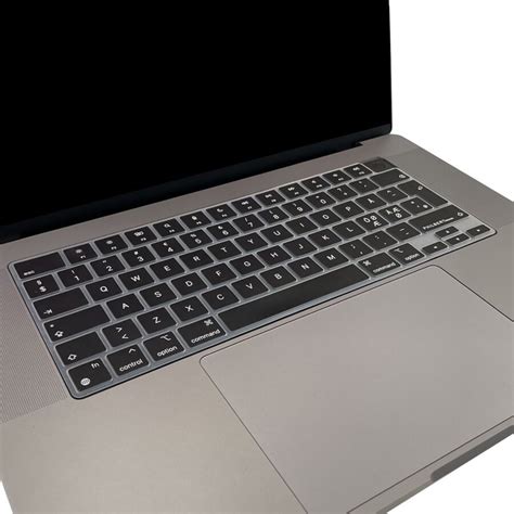 Black Scandinavian Keyboard Cover - MacBook Air 15″ M2 - MacBook Air 13.6" M2 - MacBook Pro 14 ...