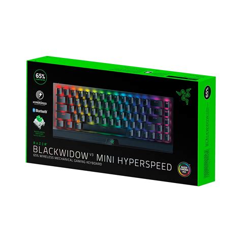 Razer BlackWidow V3 Mini HyperSpeed Phantom Edition Yellow Switch (US ...