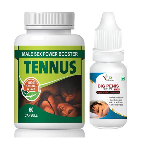 Buy Natural Tennus Capsule 60s Big Penis Size Oil 15 Ml 1s Online