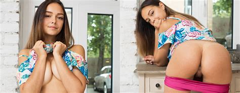 Lovely Brunette With A Fine Ass