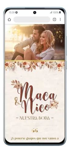 Tarjeta Digital Interactiva Casamiento Boda Virtual