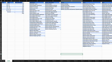 How To Make a Workout Plan in Excel [With Template]