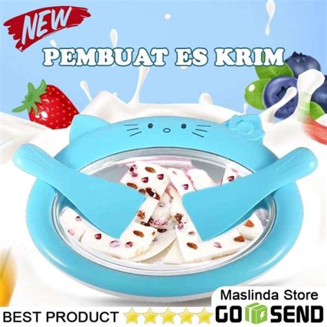 Jual Alat Pembuat Es Krim Cetak Ice Cream Yogurt Maker Roll Instan