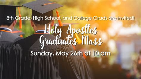 Holy Apostles Graduates Mass, 5211 Bull Valley Rd, McHenry, IL, United ...