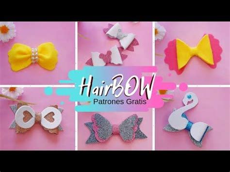 Lazos Para El Cabello Con Patrones GRATIS Hairbow For Girls Margari