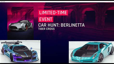 Asphalt Legends Car Hunt Berlinetta Cadillac Cien Concept