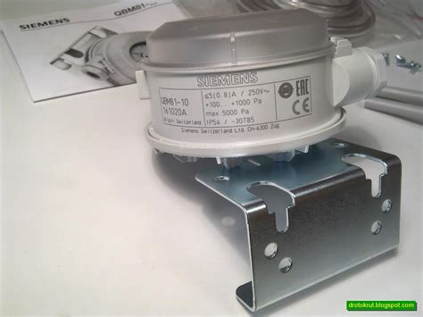Реле перепада давления Siemens QBM81-10