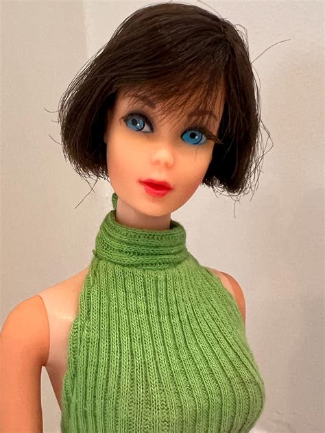 Vintage Brunette Hair Fair Barbie Mod Barbie On Tnt Twist N Turn Body Etsy