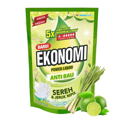 Ekonomi Sabun Cuci Piring Sereh Jeruk Nipis Ml Lazada Indonesia