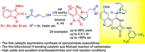 Organocatalytic Asymmetric Synthesis Of Spirooxindole Embedded