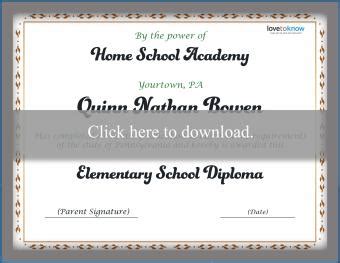 Texas Homeschool Diploma Template | Bruin Blog