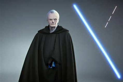 A Cinematic Still Of Ian Mcdiarmid As Palpatine Stable