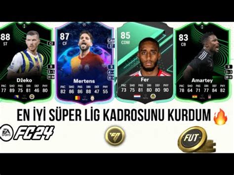 88 GEN SÜPER LİG KARTLARI SÜPER LİGİN EN İYİ KADROSUNU KURDUM EA FC