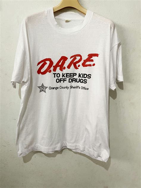 D.A.R.E × Vintage Vintage D.A.R.E Keep kids Off Drugs Drug Shirt | Grailed
