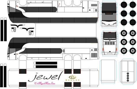 Paper Model Lorry Paperbus Thread Page Transit Lounge