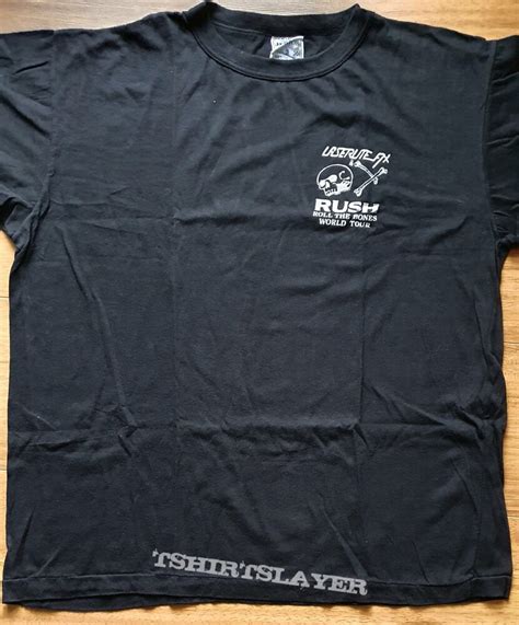 Rush Roll The Bones Official Crew Tour Shirt From Laserlitefx