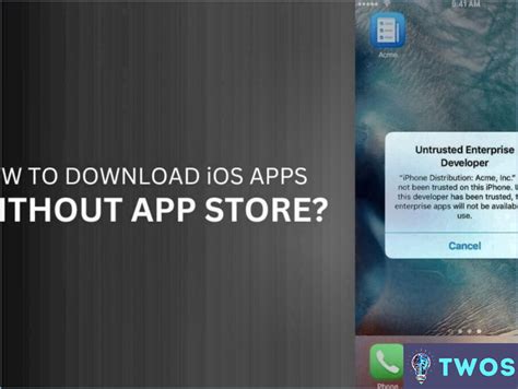 Cómo Instalar Ipa En Iphone Sin Jailbreak Twos es 2024