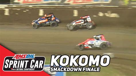 HIGHLIGHTS USAC AMSOIL National Sprints Kokomo Speedway Smackdown