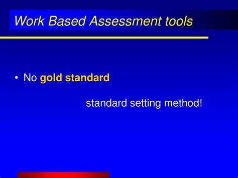 Ppt Standard Setting For Clinical Assessments Powerpoint Presentation