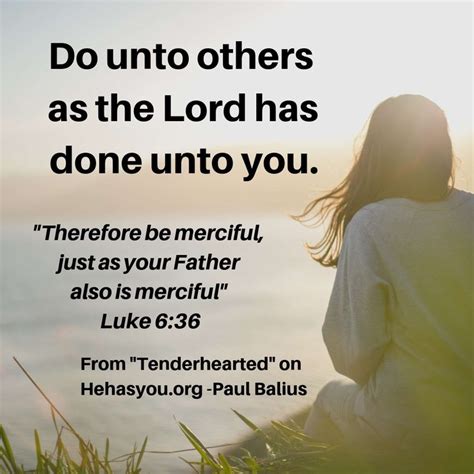 Tenderhearted Do Unto Others Christian Devotions Lord