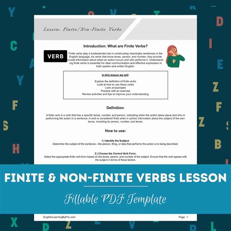 Non Finite Verbs Exercises 3