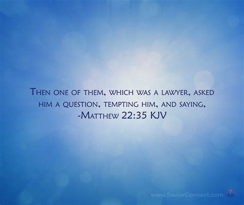Matthew 22:35 King James Version | Kjv, Lamentations, Scripture images