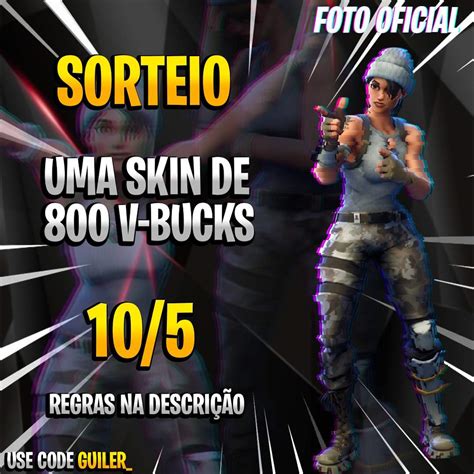 Sorteio De Uma Skin De 800 Vbucks Fortnite Brasil Amino