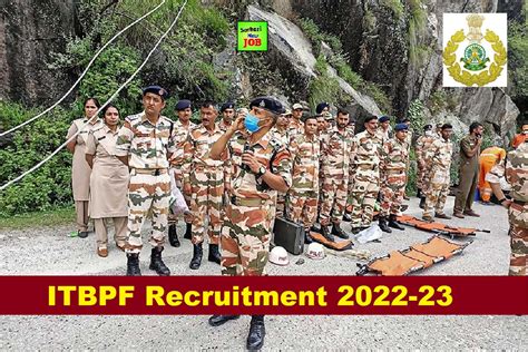 Itbpf Recruitment 2022 23 Notification For 280 Vacancies Check Post Pay Scale Qualification