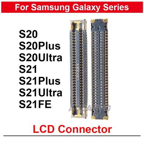 2Pcs Lot LCD FPC Plug Connector For Samsung Galaxy S20 Plus S20U S21