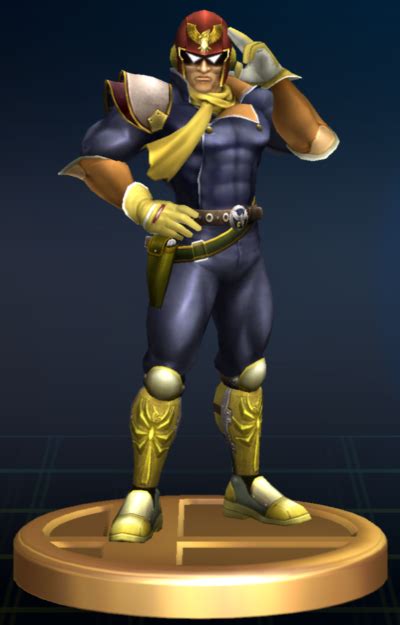 File Captain Falcon Brawl Trophy Png SmashWiki The Super Smash