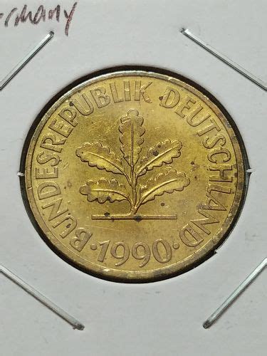 1990 D Germany 10 Pfennig For Sale Buy Now Online Item 786172