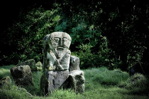 The Ancient Janus Figure Early Christian Caltragh Graveyard Boa