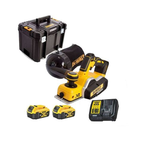 Dewalt DCP580P2 QW Rabot XR 18V Li Ion 2 X 5 0 Ah Batteries Chargeur