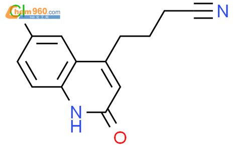 851018 11 6 4 QUINOLINEBUTANENITRILE 6 CHLORO 1 2 DIHYDRO 2 OXO 化学式结构