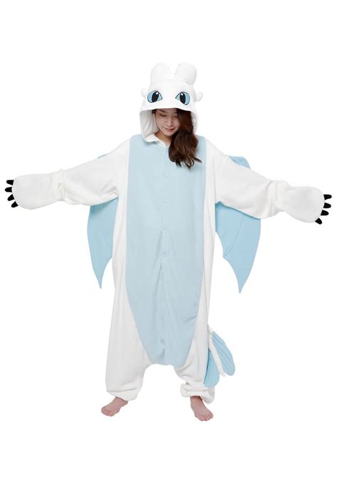 Kigurumi Shop Light Fury Kigurumi Animal Onesies And Animal Pajamas