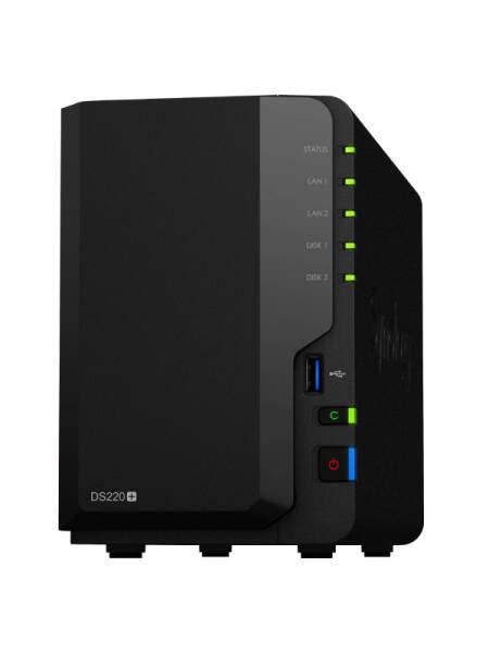 NAS Synology DS220+ 2-Bay (Active Backup),2 GB DDR4, 2-Bay, 2x Gigabit ...