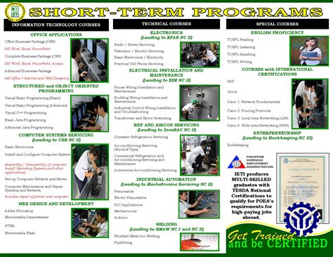 short term programs ieti school system official website