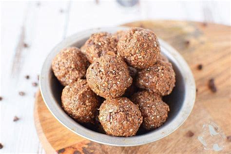 Double Chocolate Energy Balls No Bake Recipe Snack A Magical Mess