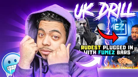 Cold Bars American Reacts To Uk Drill Rudest Plugged In With Fumez