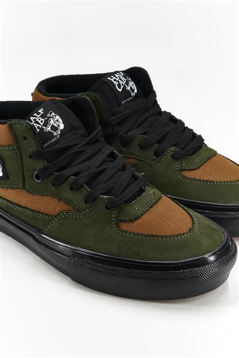 Vans Half Cab Skate Nubuck Beef Broccoli Skateshoes Schuhe Mantis