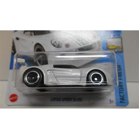 LOTUS SPORT ELISE WHITE FACTORY FRESH HOT WHEELS BCN STOCK CARS