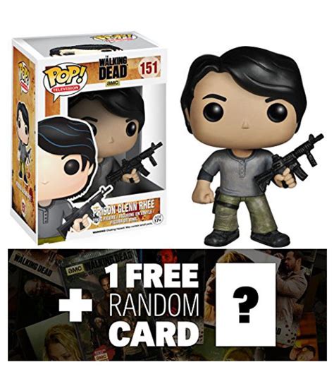 Prison Glenn Rhee: Funko POP! x Walking Dead Vinyl Figure + 1 FREE ...