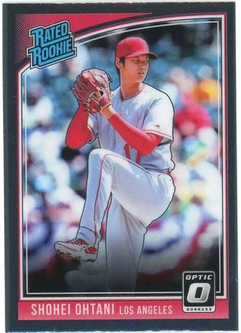 MLB 2018 Donruss Optic Baseball Single Card Shohei Ohtani 180 Rated