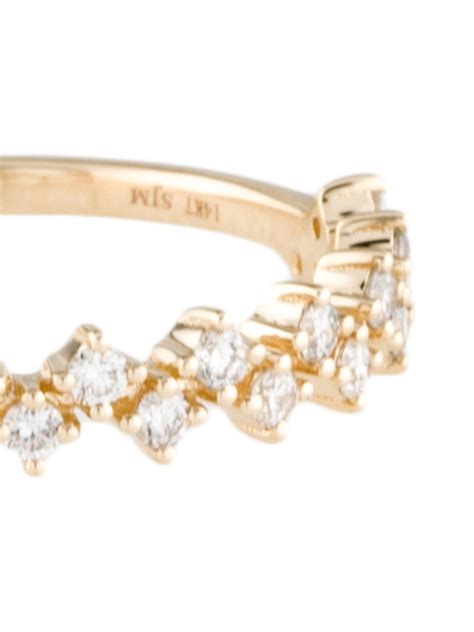 Ring 14K Diamond Band Ring - Band, Rings - RRING257935 | The RealReal