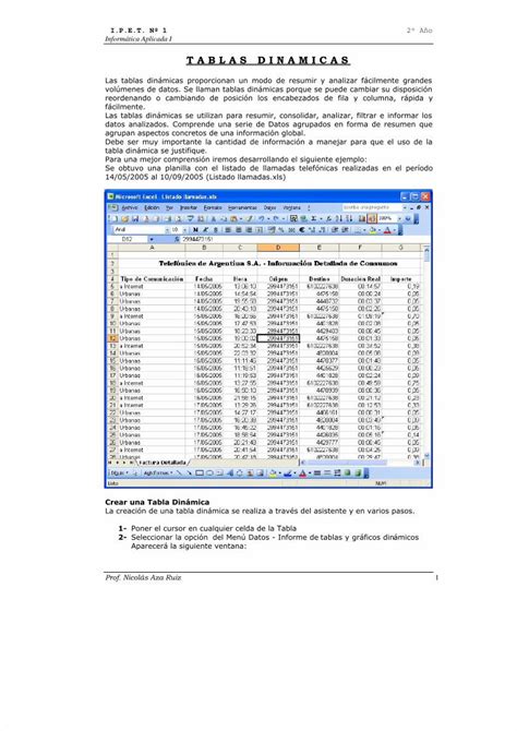 Pdf Apunte Tablas Din Micas Dokumen Tips