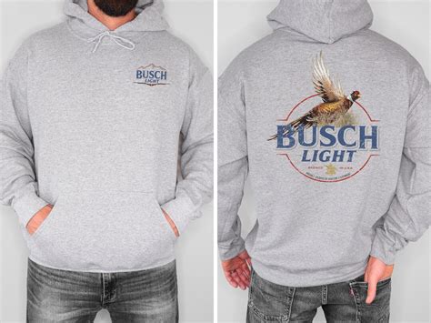 Busch Light Pheasant Hoodie Busch Light Hunting Shirt Beer Etsy