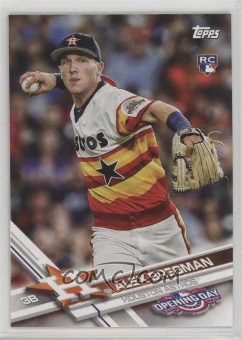 2017 Topps Opening Day Base 192 Sp Variation Alex Bregman